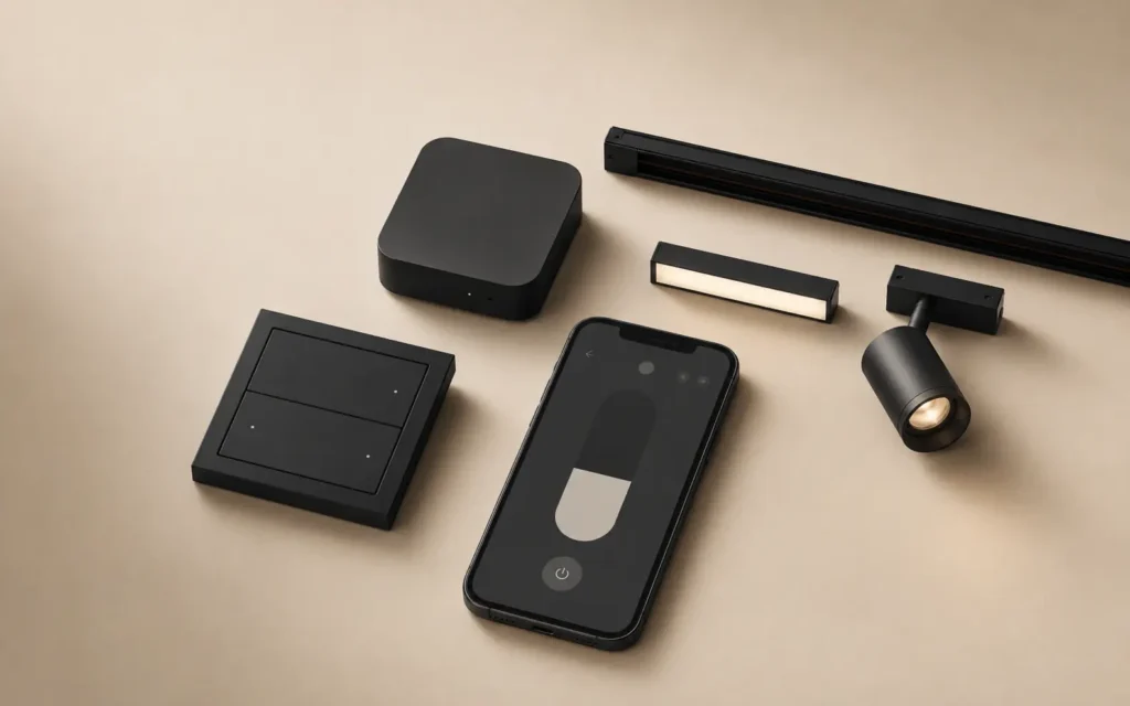 Smart Lighting Control smart lighting control for DALI KNX Casambi Zigbee and magnetic track lighting systems