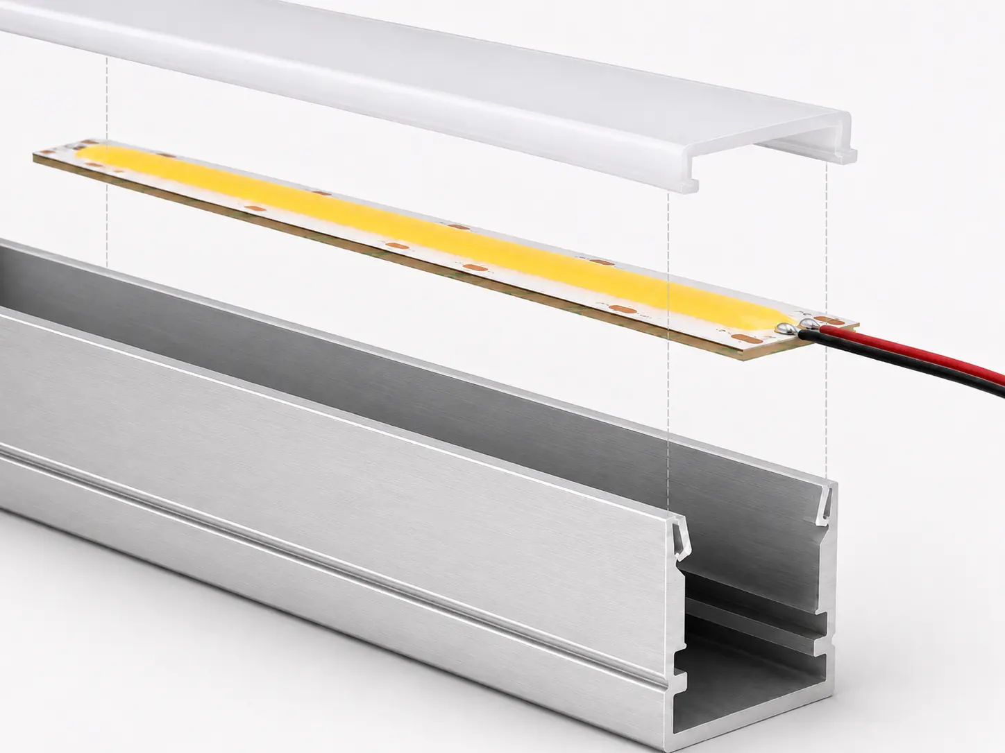 COB Strip and Aluminum Profile Integration